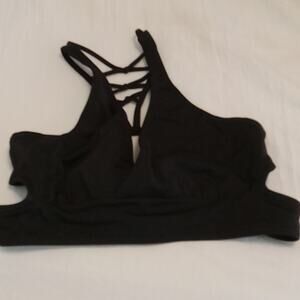 Prana Women's Medium Black Strappy Bralette. Activewear, Athleisure, Yoga